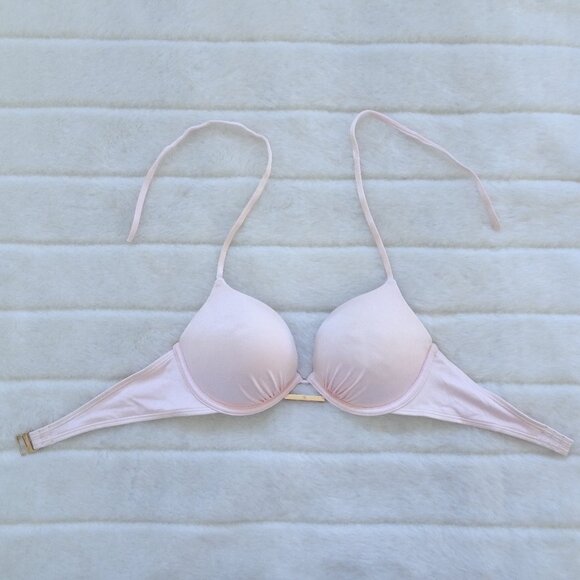 Vintage Victoria's Secret Bombshell Bikini Top Only 36B Pink - Picture 1 of 9